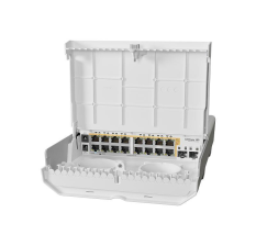 Комутатор  MikroTik Cloud Router Switch netPower 16P CRS318-16P-2S+OUT 