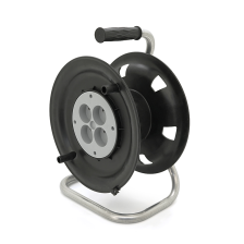 Котушка для подовжувача  до 50м без кабелю на 4 гнізда без заземлення Ø275 мм