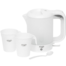 Електрочайник  Adler AD 1381 White дорожній