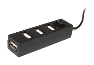 Концентратор Voltronic 4хUSB2.0 Black (YT-HUB4-B/07243), Blister