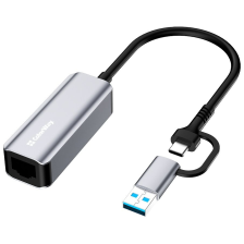 Адаптер  ColorWay USB-A/USB-C 3.0 - RJ45 Gigabit Ethernet (CW-AD-CRG)