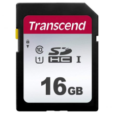 Карта пам'яті SDHC Transcend 16GB class 10 UHS-I U1 (TS16GSDC300S)