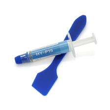 Термопаста HY-P15 1г, шприц, Gray, >15,2W/m-K, 90000 МПа. С, <0.001°C-in²/W, -20°≈130°, Blister 