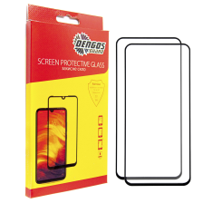 Скло захисне Dengos для Samsung Galaxy S24 FE SM-S721 Black Full Glue (DG-TG2P-60) 2шт