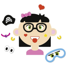 Іграшка розвиваюча goki Забавні гримаси дівчинка 58492G 58492G