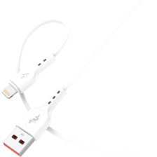 Кабель  SkyDolphin S66L USB - Lightning (M/M), 1 м, White (SDUSB-000647)