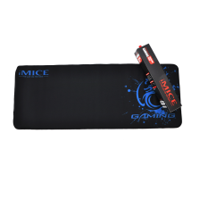 Килимок iMICE PD-03 тканевий з боковою прошивкою, товщина 4 мм, Black-blue, Color Box 