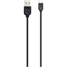 Кабель USB 2.0 AM to Micro 5P 1.0m 2.1A black XO (NB36-M-1-BK)