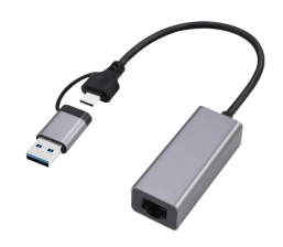 Адаптер  Cablexpert A-USB3AC-LAN2G-01