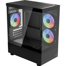 Корпус  AeroCool Viewport Mini-G-BK-v2 (ACCM-ES09133.11) Black без БЖ