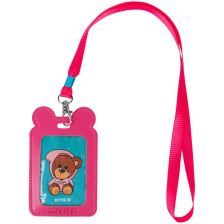 Бейдж   Kite вертикальний на шнурку, фуксія (K24-296-4)