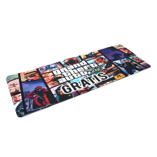 Килимок  300*800 тканинний GTA5 City з боковою прошивкою, товщина 3 мм, Пакет