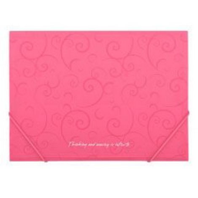 Папка на резинках  Buromax А5, BAROCCO, pink (BM.3902-10)
