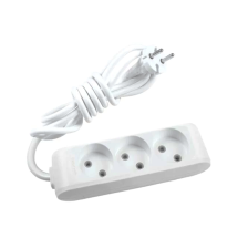 Мережевий подовжувач Panasonic X-tendia 3 гнізда, 3 м, з захистними шторками, сірий