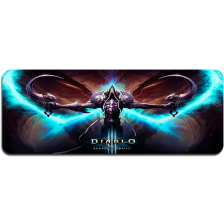 Килимок  400*900 тканинний "Diablo4" з бічним прошивкою, товщина 2 мм, Пакет