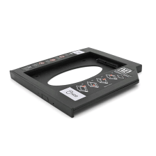 Кишеня 2.5 '' 9.5 mm в відсік приводу ноутбука SATA / mSATA (HDC-25), корпус plasti