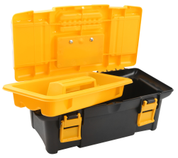 Ящик для інструменту  Tolsen, органайзер в кришці, 8 секцій, 34?18?13см, пластмаса, 0.67кг 80190