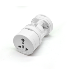 Перехідник  на  американка/євророзетка 4 in 1, White, BOX