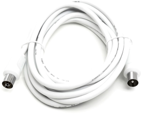 Кабель PowerPlant AV 75 Ом 3 м Білий (CA911943)