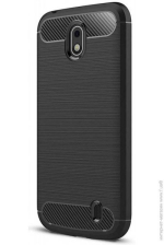 Чохол-накладка для телефону Laudtec для Nokia 1 Carbon Fiber (Black) (LT-N1B)