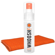 Комплект для чищення   Whoosh! GO 30мл компактний спрей з мікрофіброю 14см x 14см