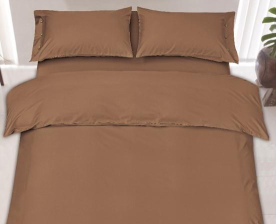 Простирадло  Ardesto Mix&amp;Match, 180х240см, 100% бавовна, сатин, шоколад ART1824FSH