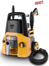 Мінімийка високого тиску  2E AquaClean 4в1 1600Вт 130бар 480л/год шланг 8м 11кг 2E-HPW1613VC