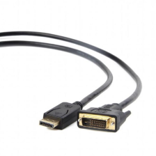 Кабель Cablexpert (CC-mDPM-DVIM-6) miniDisplayport - DVI, вилка / вилка, 1.8м, чорний