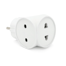 Розетка трійник Т- подібний Light, White, Q12  Т- подібний Light, White, Q12