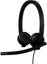 Навушники  Logitech H570e Corded Stereo USB Teams version Black (981-001431)