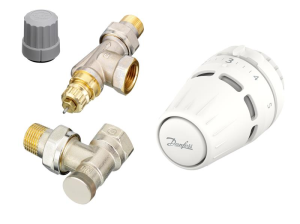 Комплект термостатичний  Danfoss Regus RA-FN + RLV-S, 1/2", кутовий 015G5311