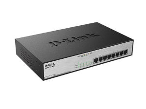 Комутатор D-Link DGS-1008MP 8xGE PoE, 140W, Rackmount, Некерований DGS-1008MP