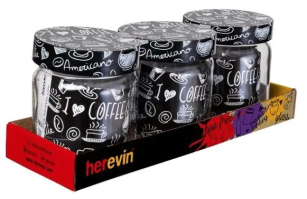 Банка  HEREVIN Coffee /НАБІР/3х0.425 л (144357-400)