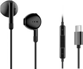 Навушники  ERGO VM-730 Type-C Earphones Чорний