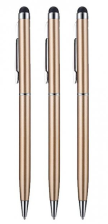 Стилус - ручка  для ємнісних екранів, золотистий (комплект 3 шт.)