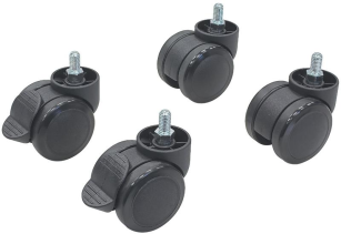 Ролик ZPAS 300 поворотний без гальма, комплект 2 шт. WZ-SB73-00-02-000-2