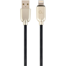 Кабель Lightning 1m USB 2.0 / Lightning Cablexpert преміум Black (CC-USB2R-AMLM-1M)