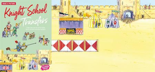 Перевідні наклейки Scribble Down Школа лицарів SD/10 SD/10