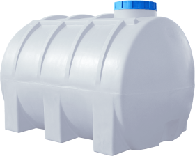 Ємність  3000 л горизонтальна ПБ біла