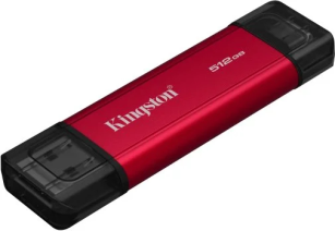 Зовнішній SSD-накопичувач  Kingston Dual Portable 512GB Red (SPSD/512GB)