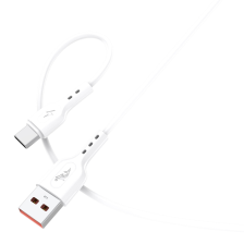 Кабель  SkyDolphin S66T USB - USB Type-C (M/M), 1 м, White (SDUSB-000649)