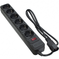 Фільтр мережевий UPS Patron (SP-1063U) 1.0m Black